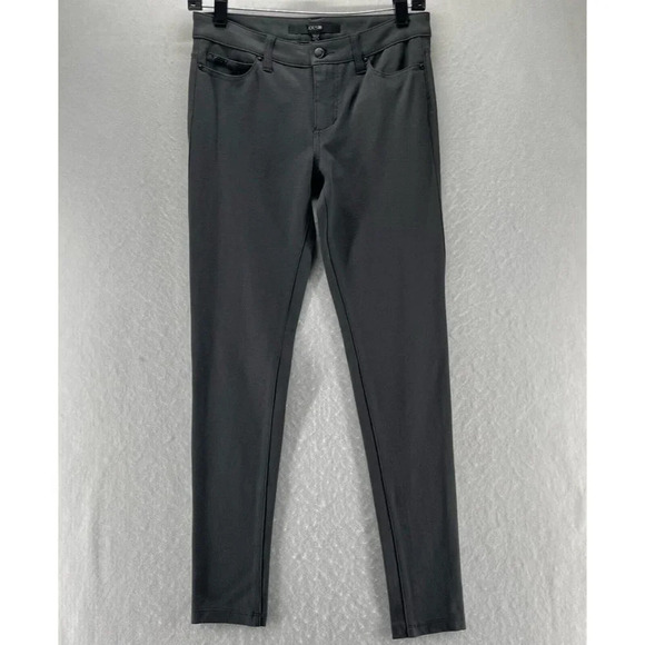 Joe's Jeans Womens 27 Ponte Skinny Jeggings Low Rise Stretch Cotton Blend Gray - Picture 1 of 11